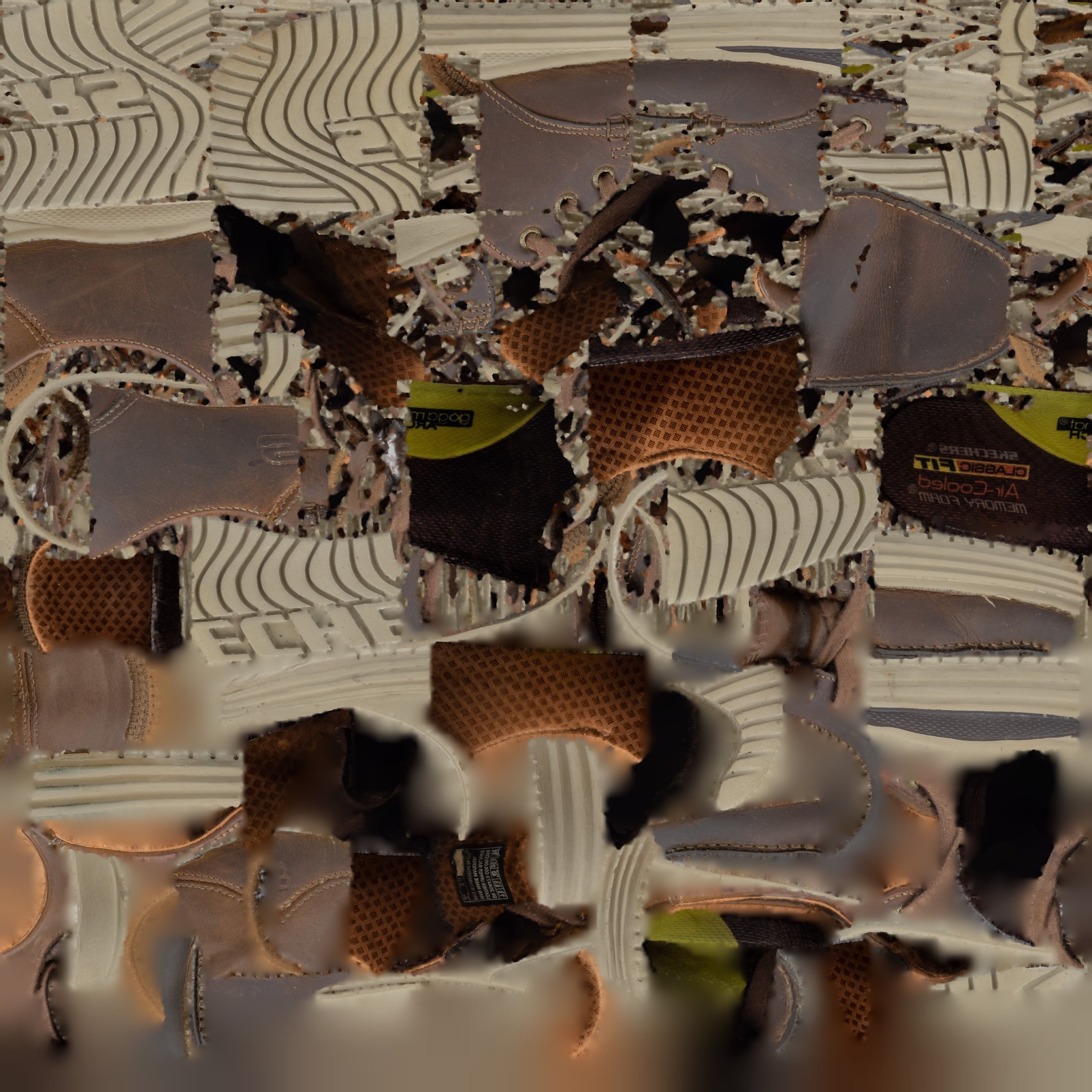 SKECHERS 3D SHOES - PERTOLA - VALARGO - BROWN Low-poly 3D model_18