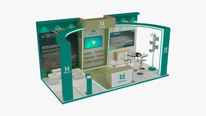 Exhibition Booth 3D model
