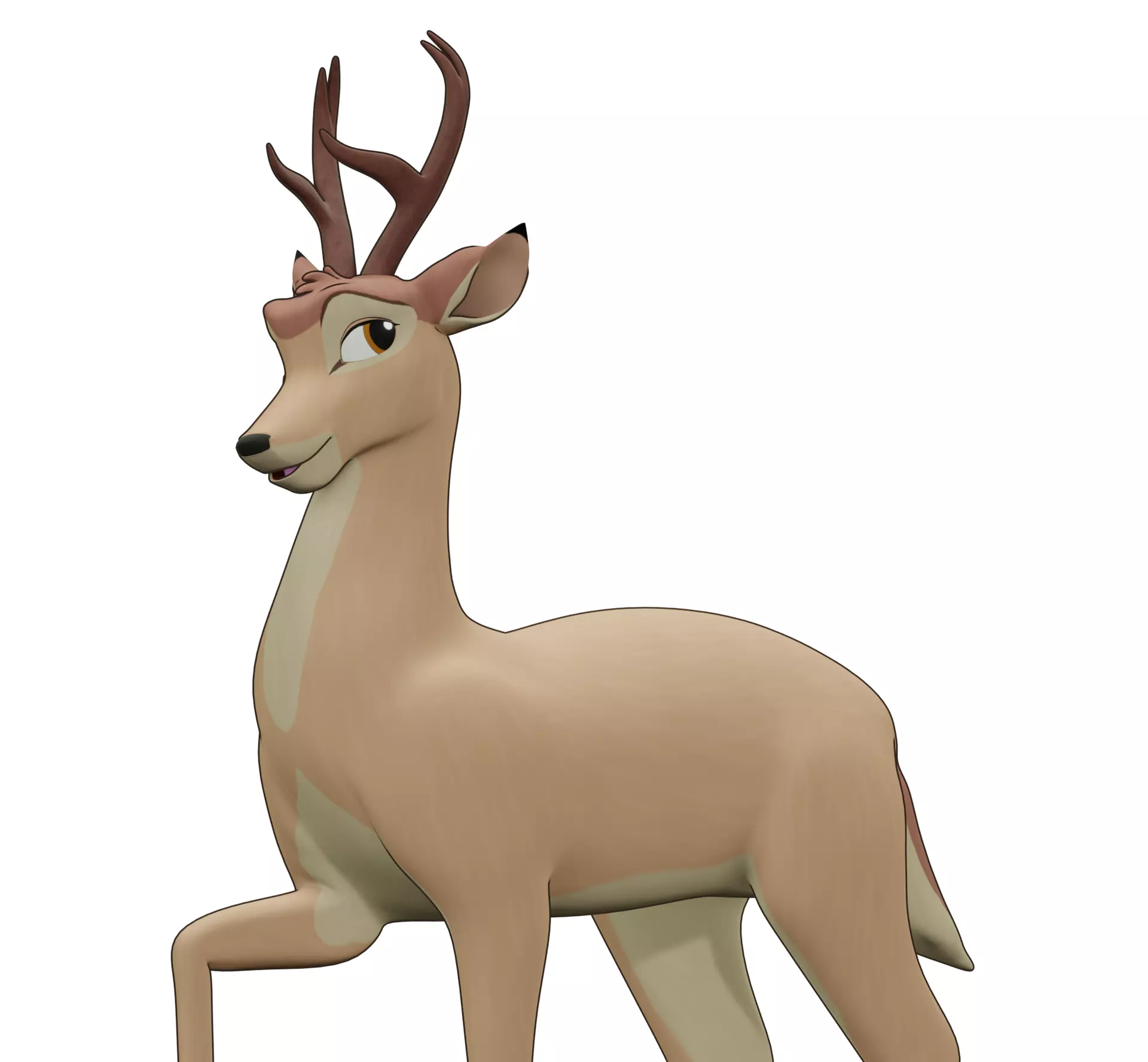 Geno the Deer Low-poly 3D model