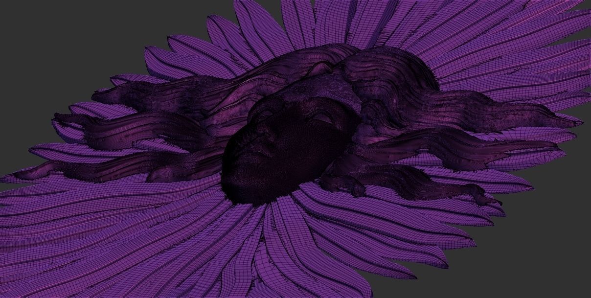 Symbol of Louis the XIV The Sun King 3D printable model cnc 3D print model_7