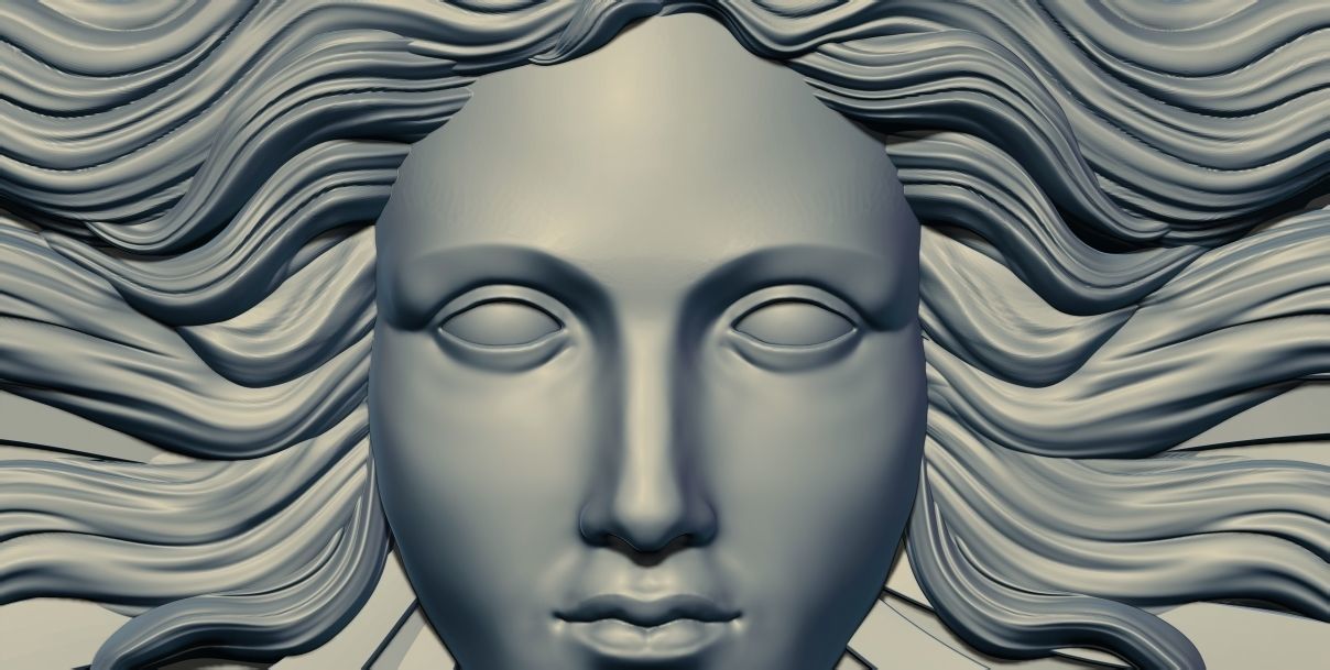 Symbol of Louis the XIV The Sun King 3D printable model cnc 3D print model_2