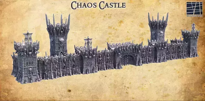 Chaos Castle Tabletop Terrain 28MM 3D print model