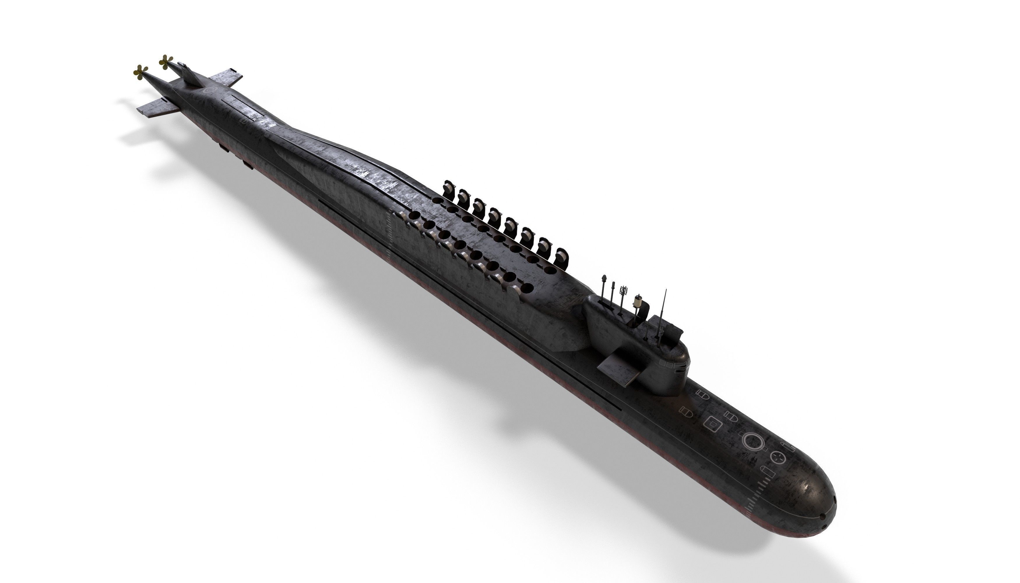 3D model delta class submarine VR / AR / low-poly | CGTrader