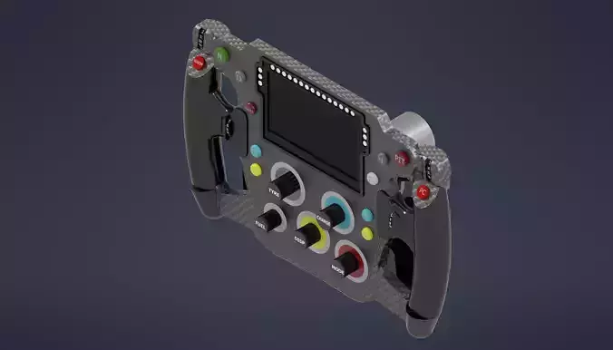 F1 Red Bull steering wheel 3D print model