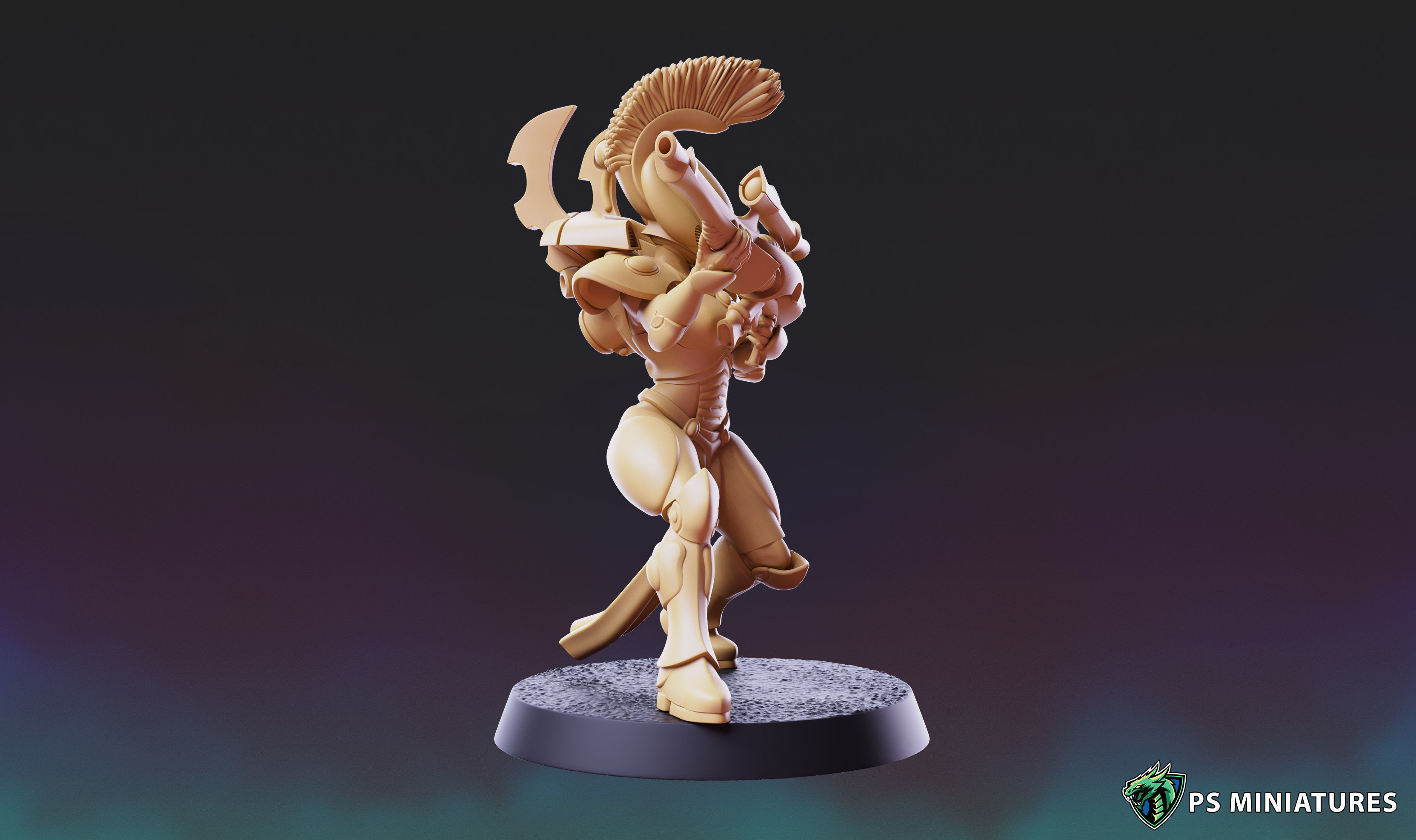 Space Elf Vanquisher Female Bundle 3D print model_41