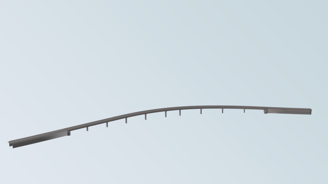 Bridge road  3D model_3