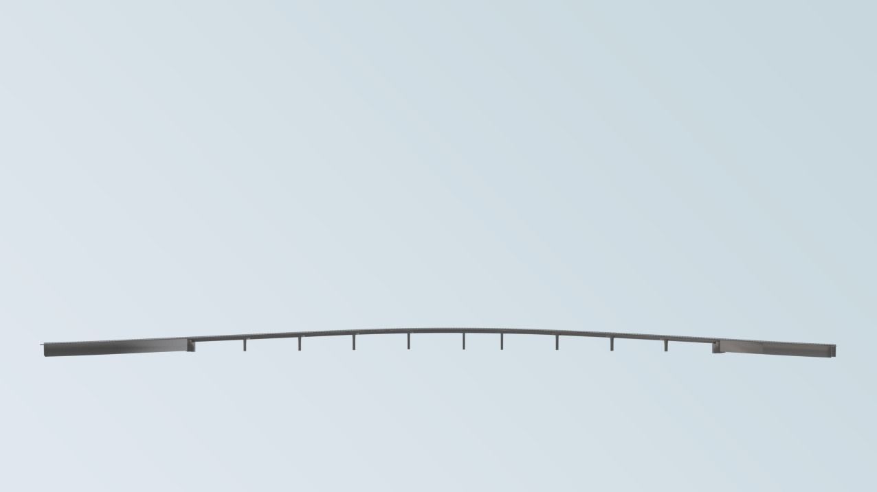 Bridge road  3D model_4