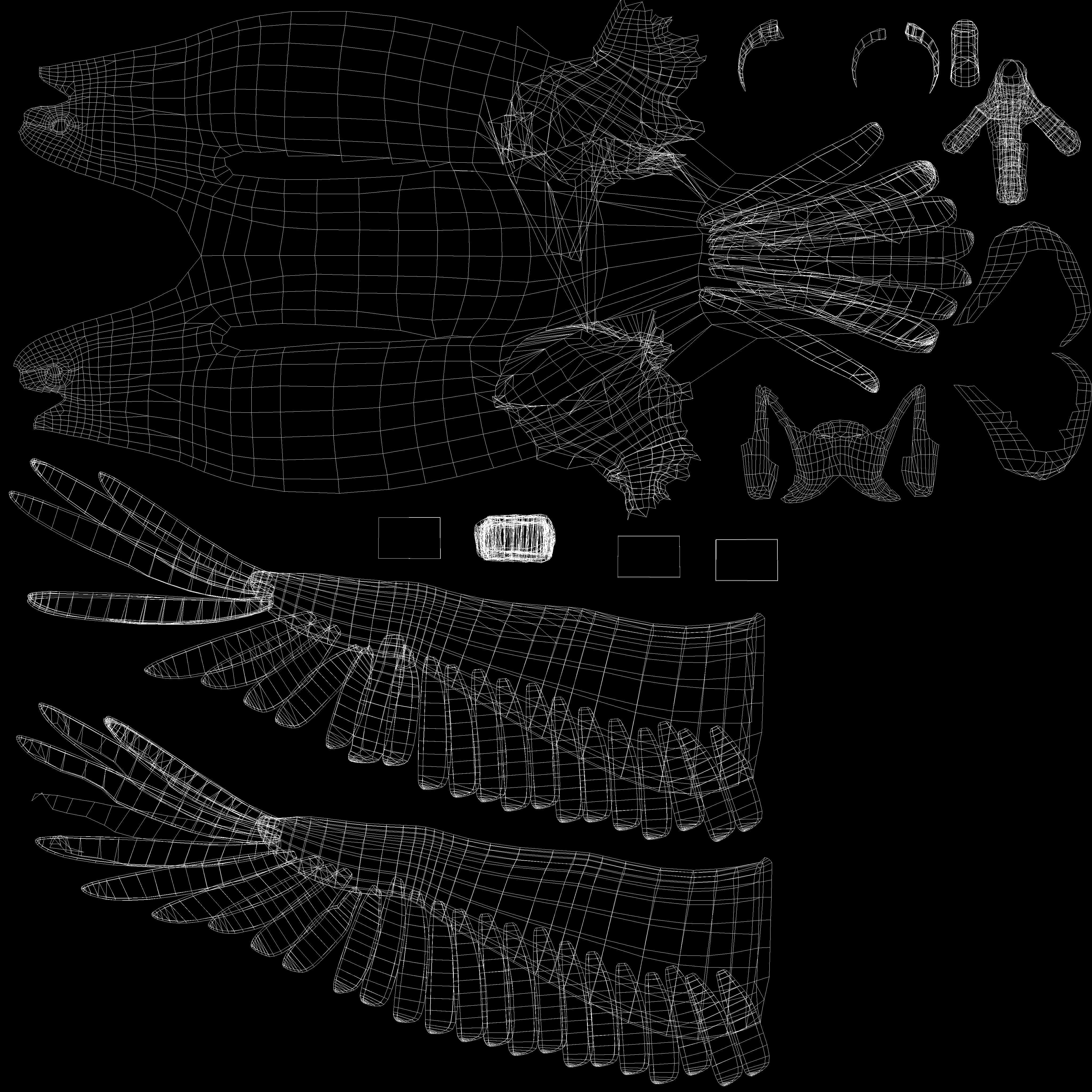 Eagle - Golden eagle  3D model_5