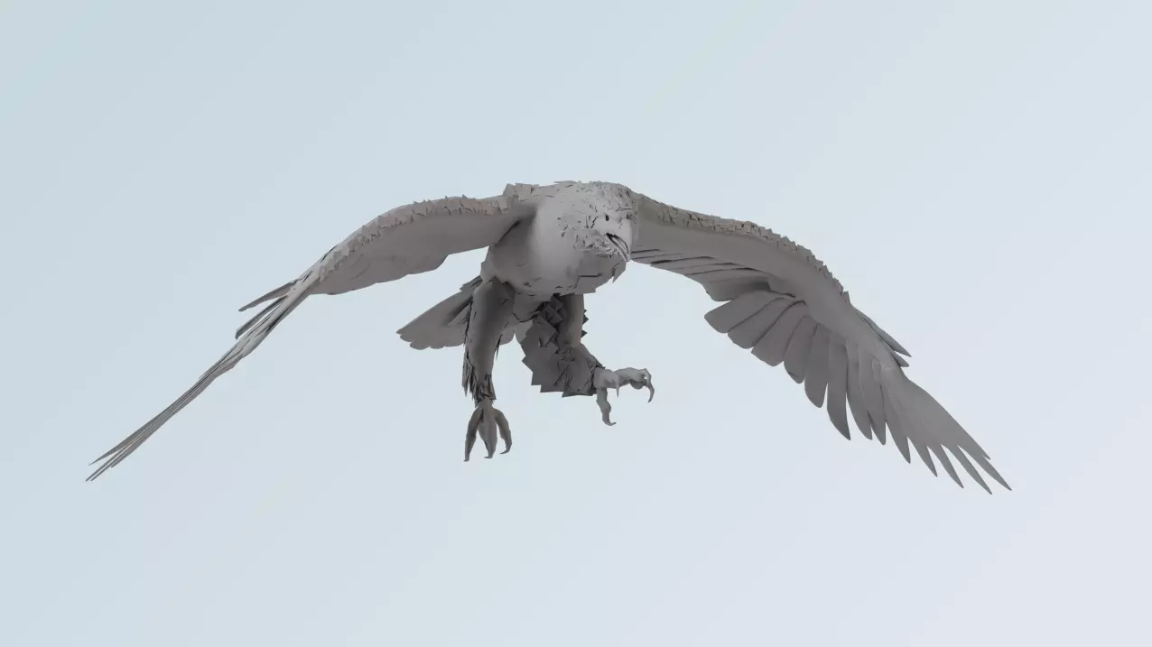 Eagle - Golden eagle  3D model_0