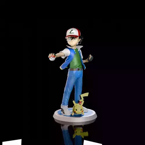 Ash and Pikachu