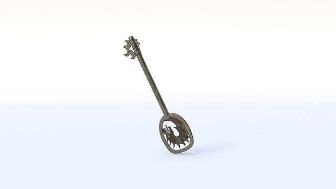 Legendary Key Low-poly 3D model