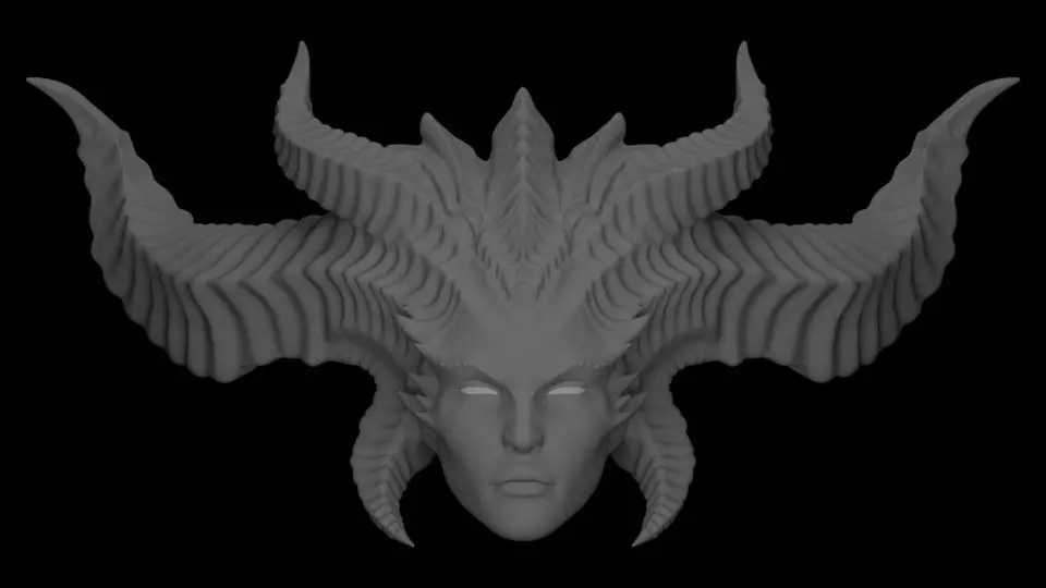 LILITH HEAD SCULPT 3D print model