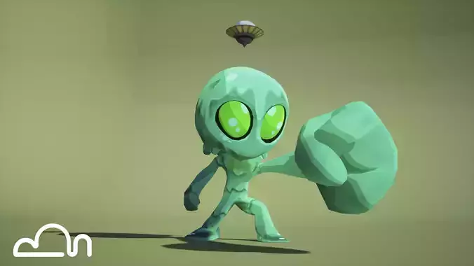 Stylized Slime Character
