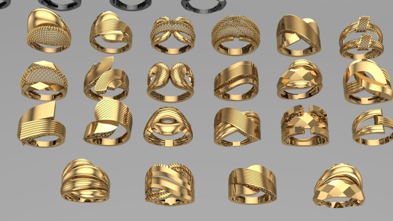22 fusion ring new design 3D print model_2