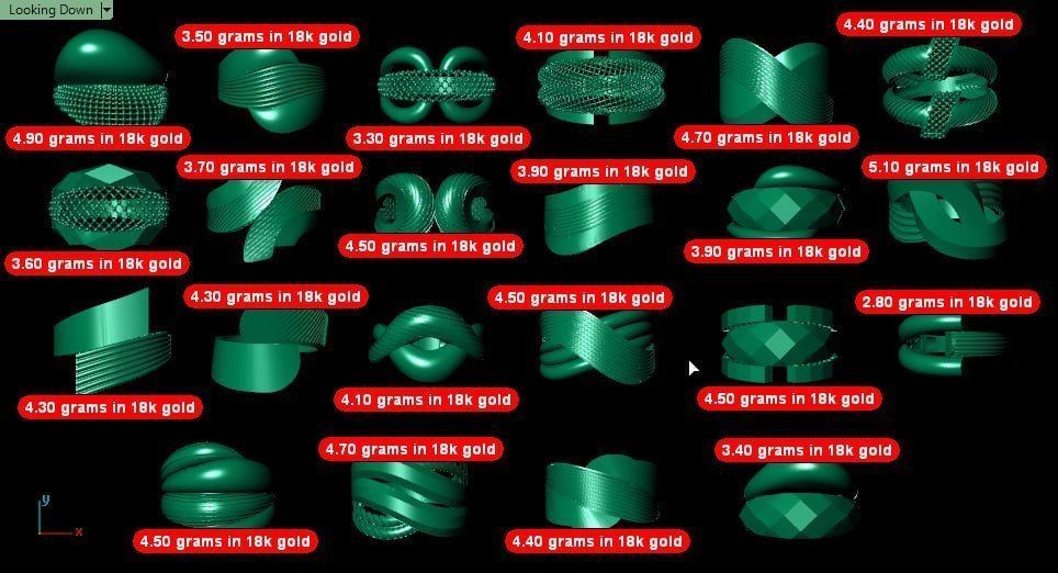 22 fusion ring new design 3D print model_9