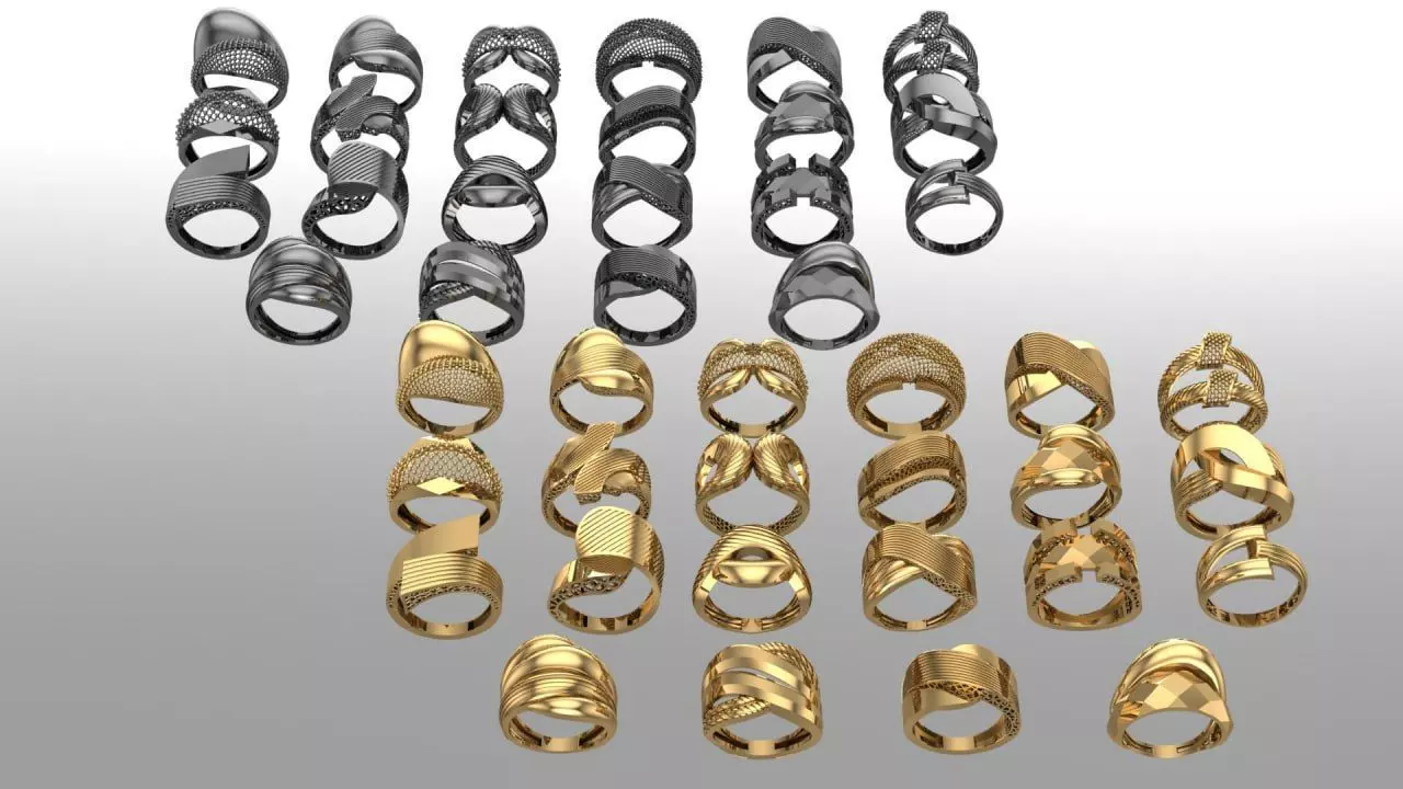 22 fusion ring new design 3D print model_0