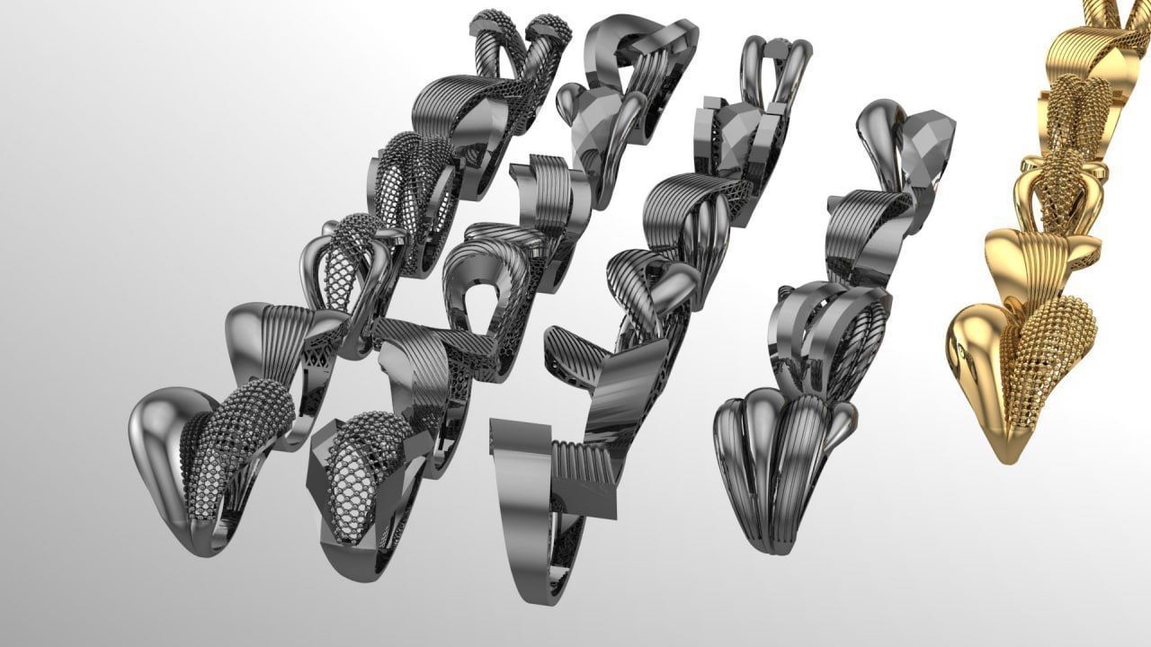 22 fusion ring new design 3D print model_3