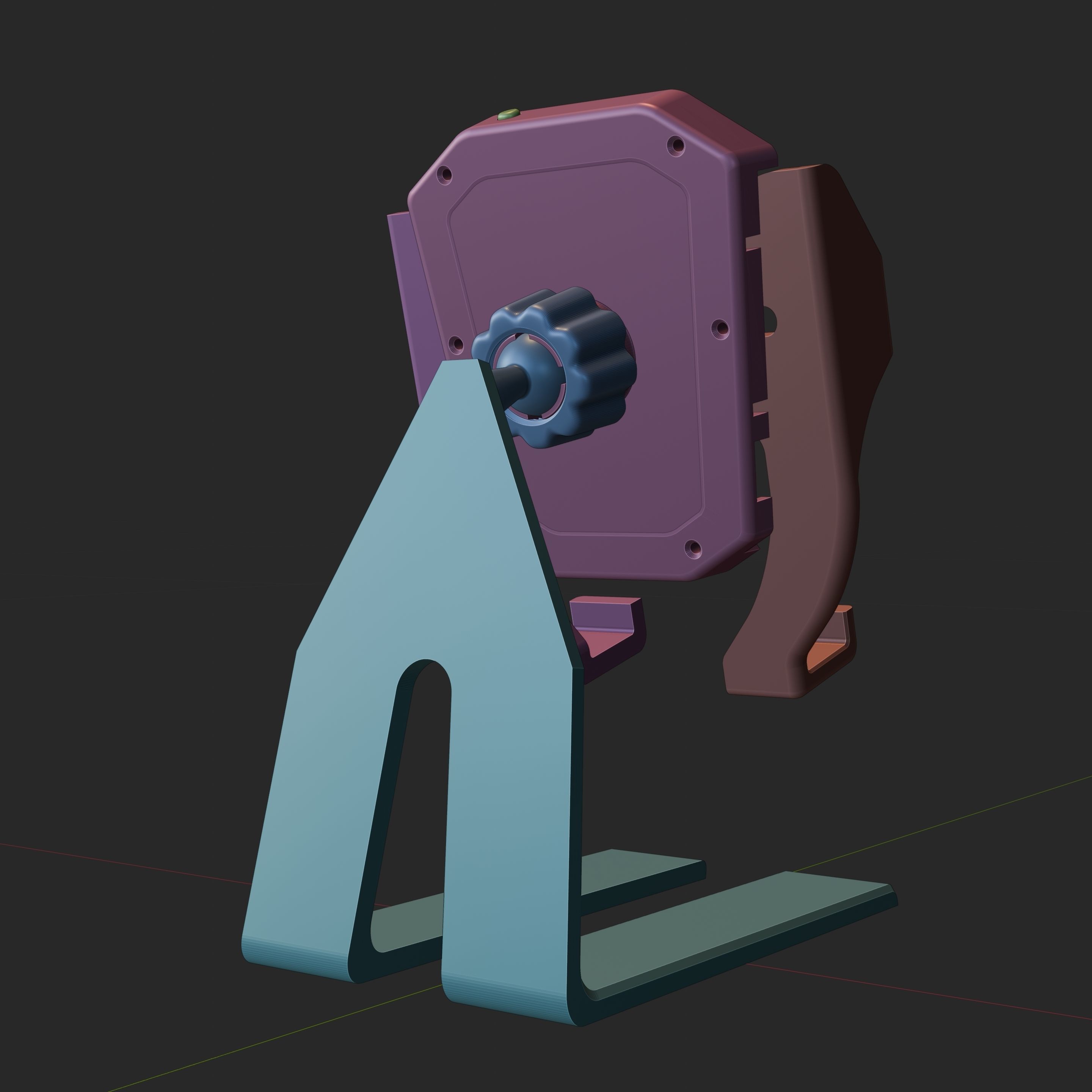 Phone holder 3D print model_7