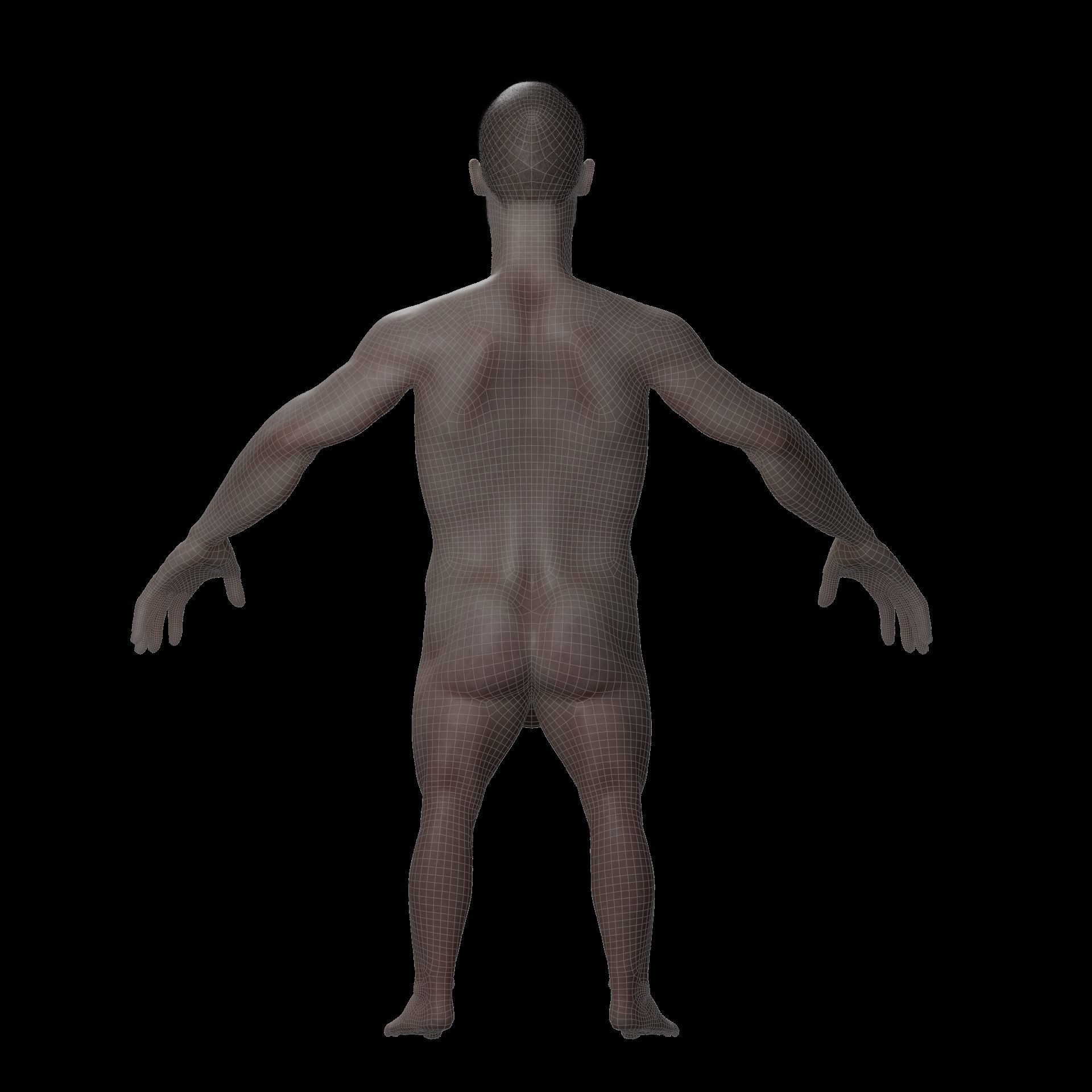 DWARF Low-poly 3D model_10