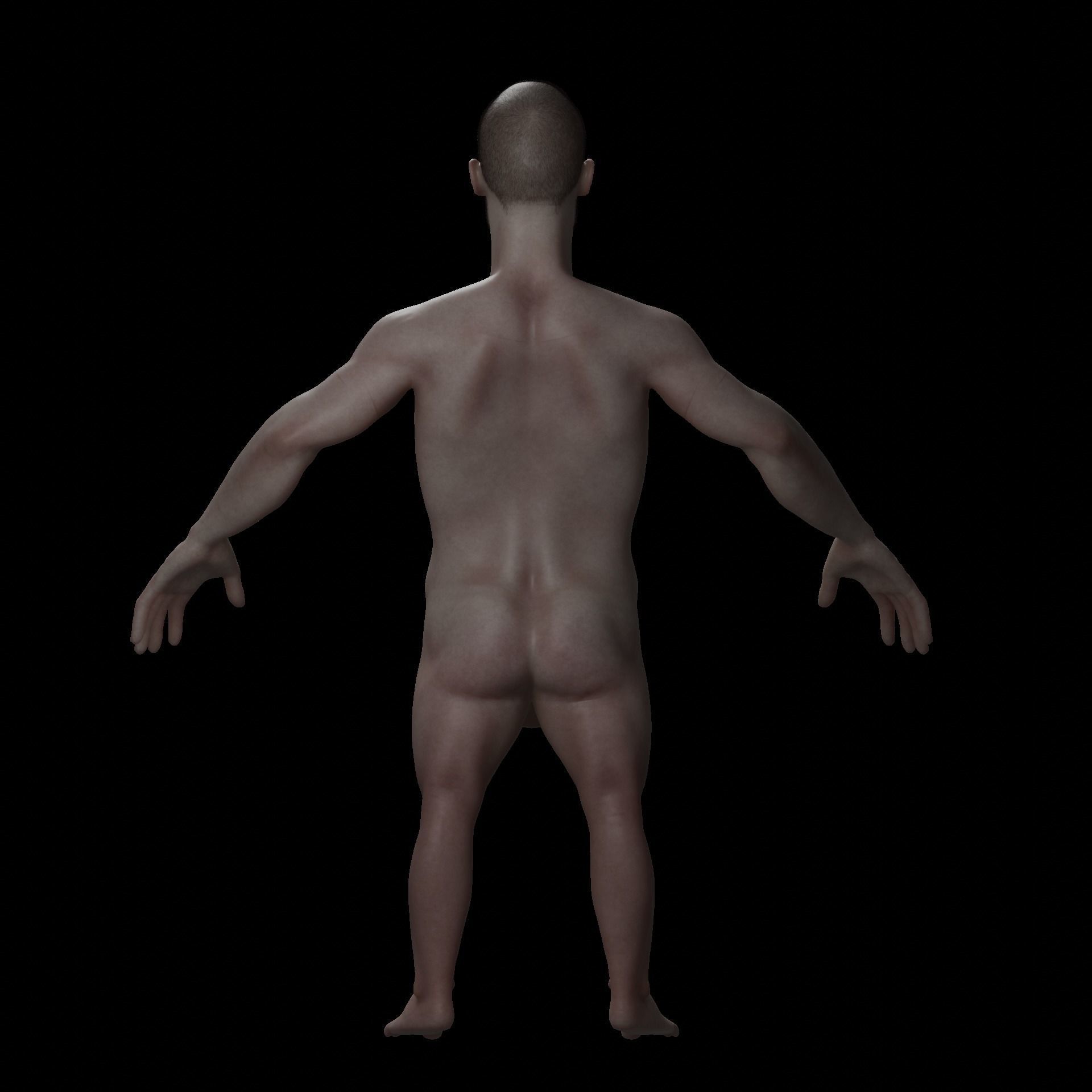 DWARF Low-poly 3D model_9