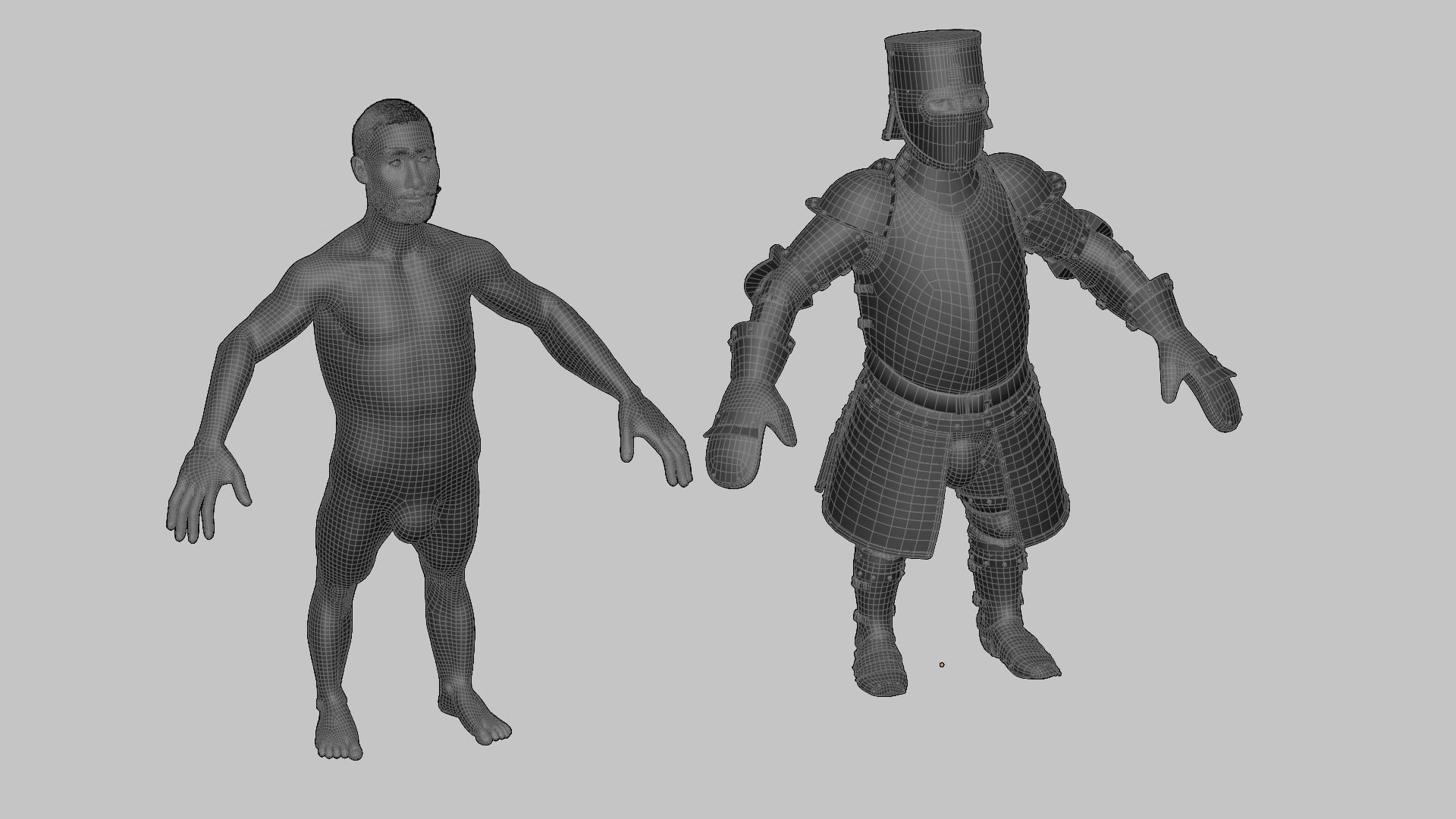 DWARF Low-poly 3D model_15