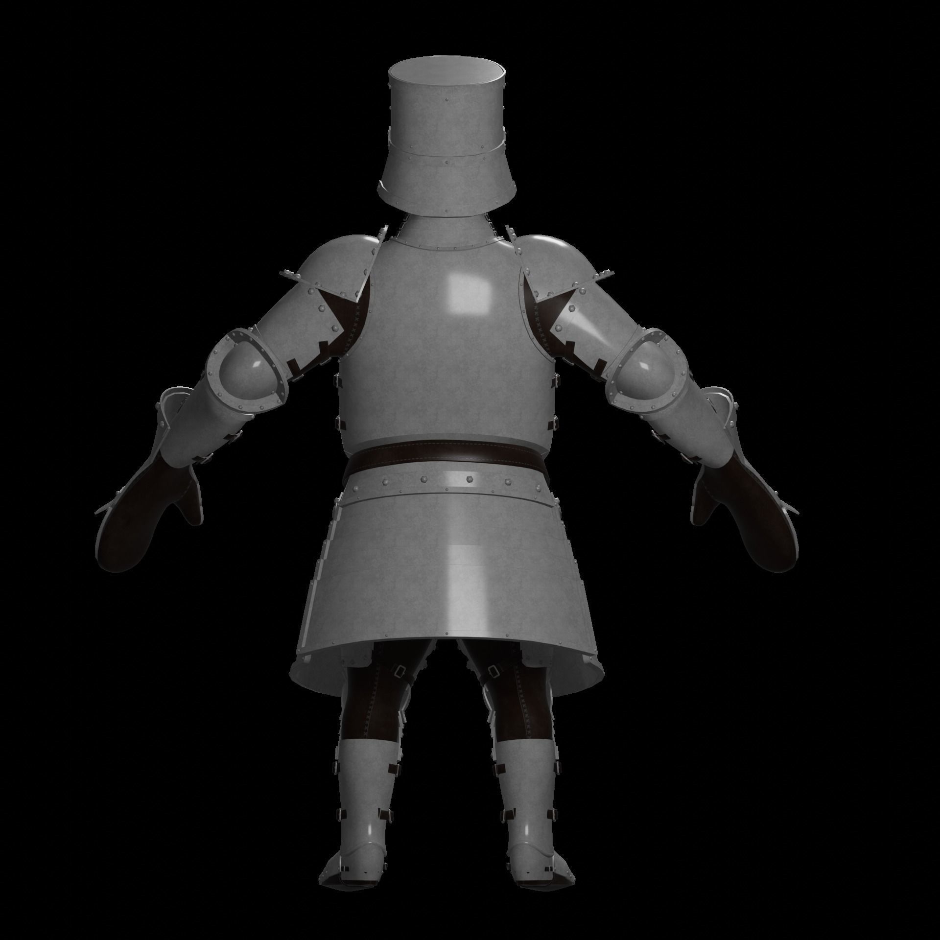 DWARF Low-poly 3D model_11
