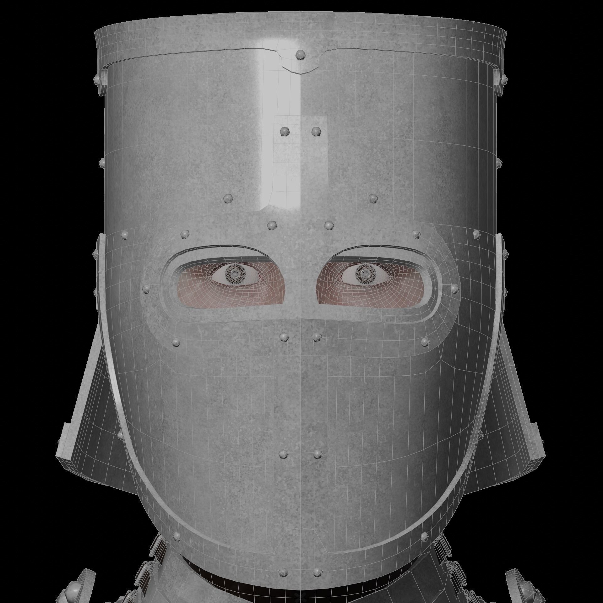 DWARF Low-poly 3D model_8