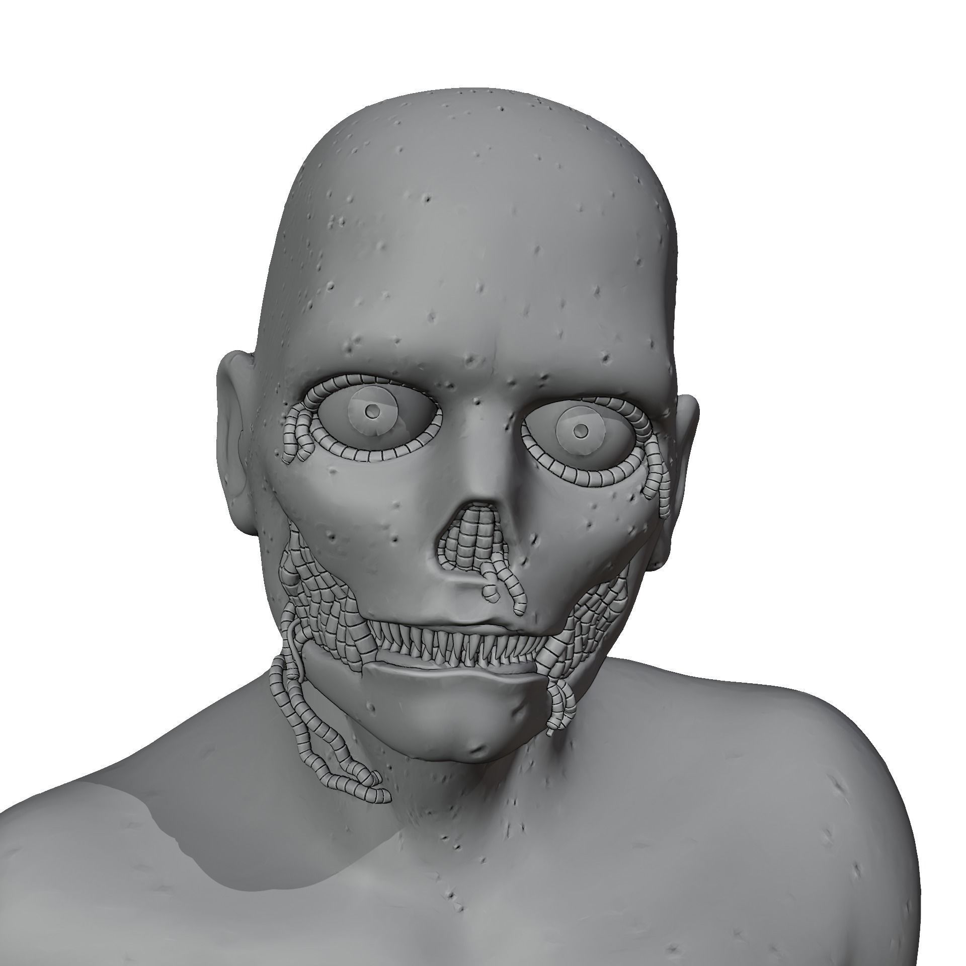 Michael Afton scooped Ennard 3D print model_5