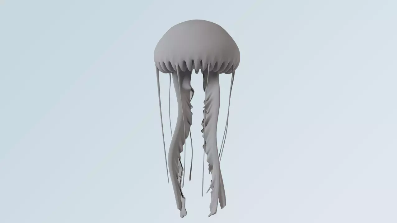 jellyfish 3D model_0