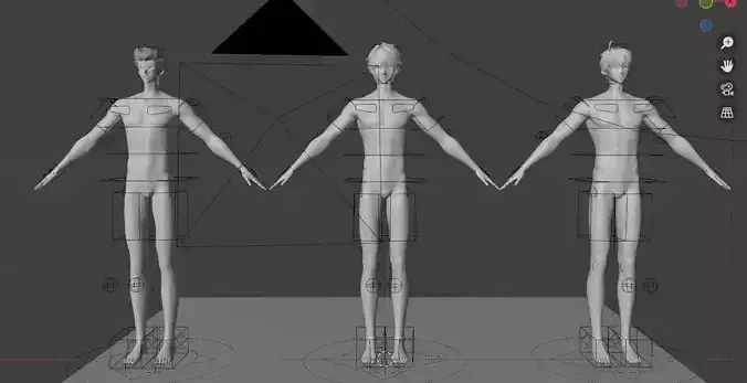 My Anime male models