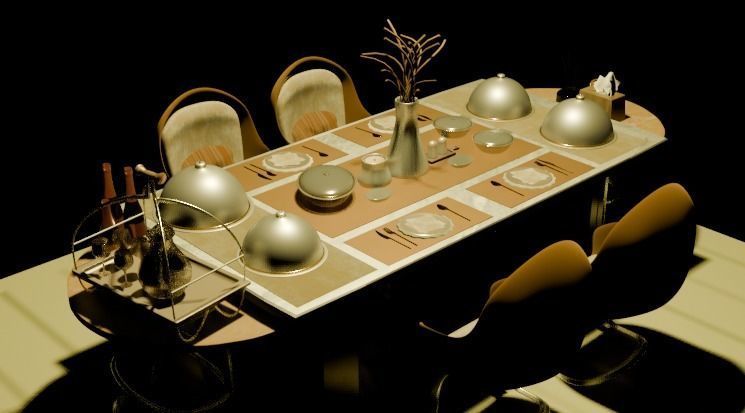 flatware Free 3D model_6