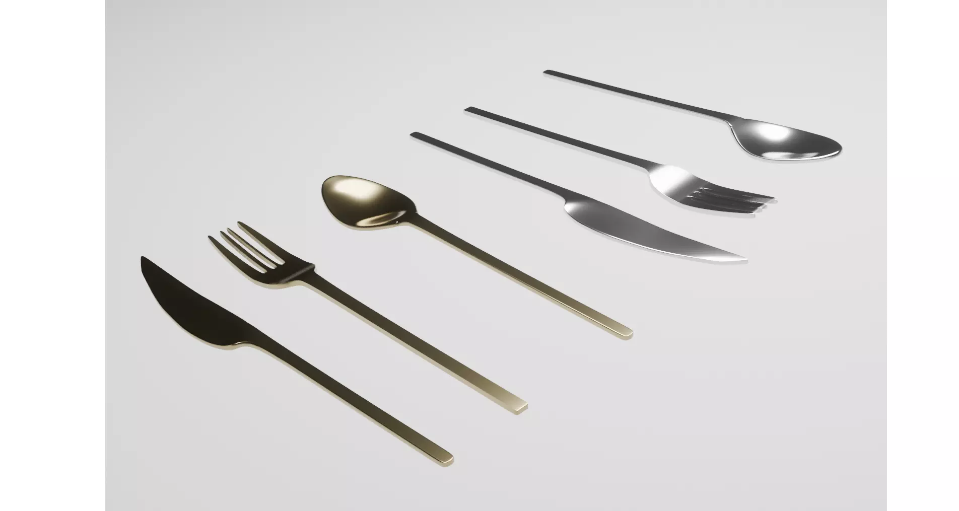 flatware Free 3D model_0