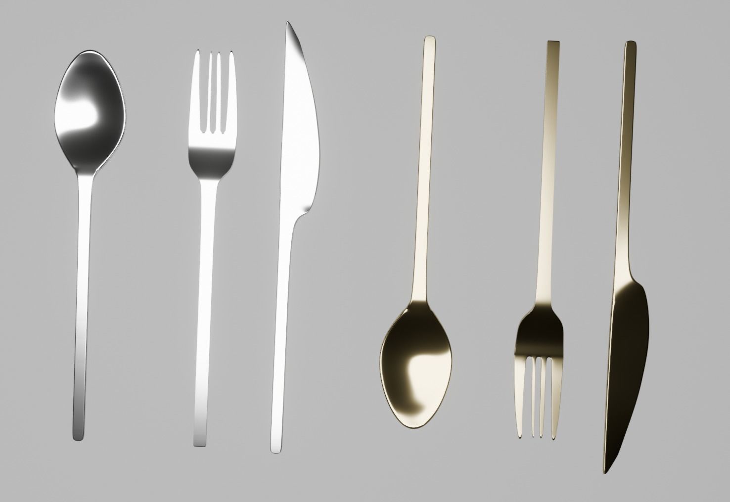flatware Free 3D model_1