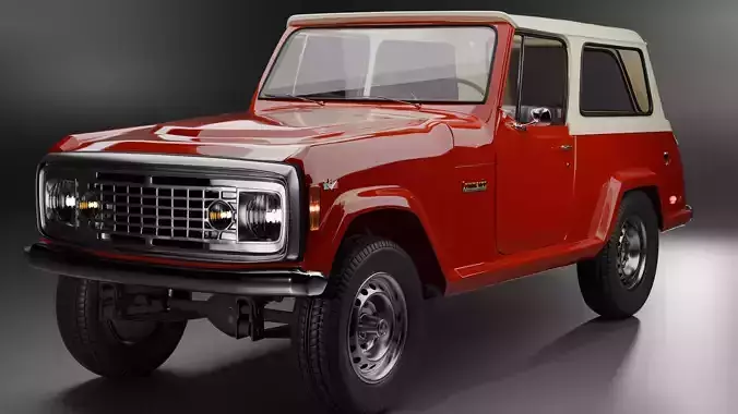 Jeep Commando 1972 3D model