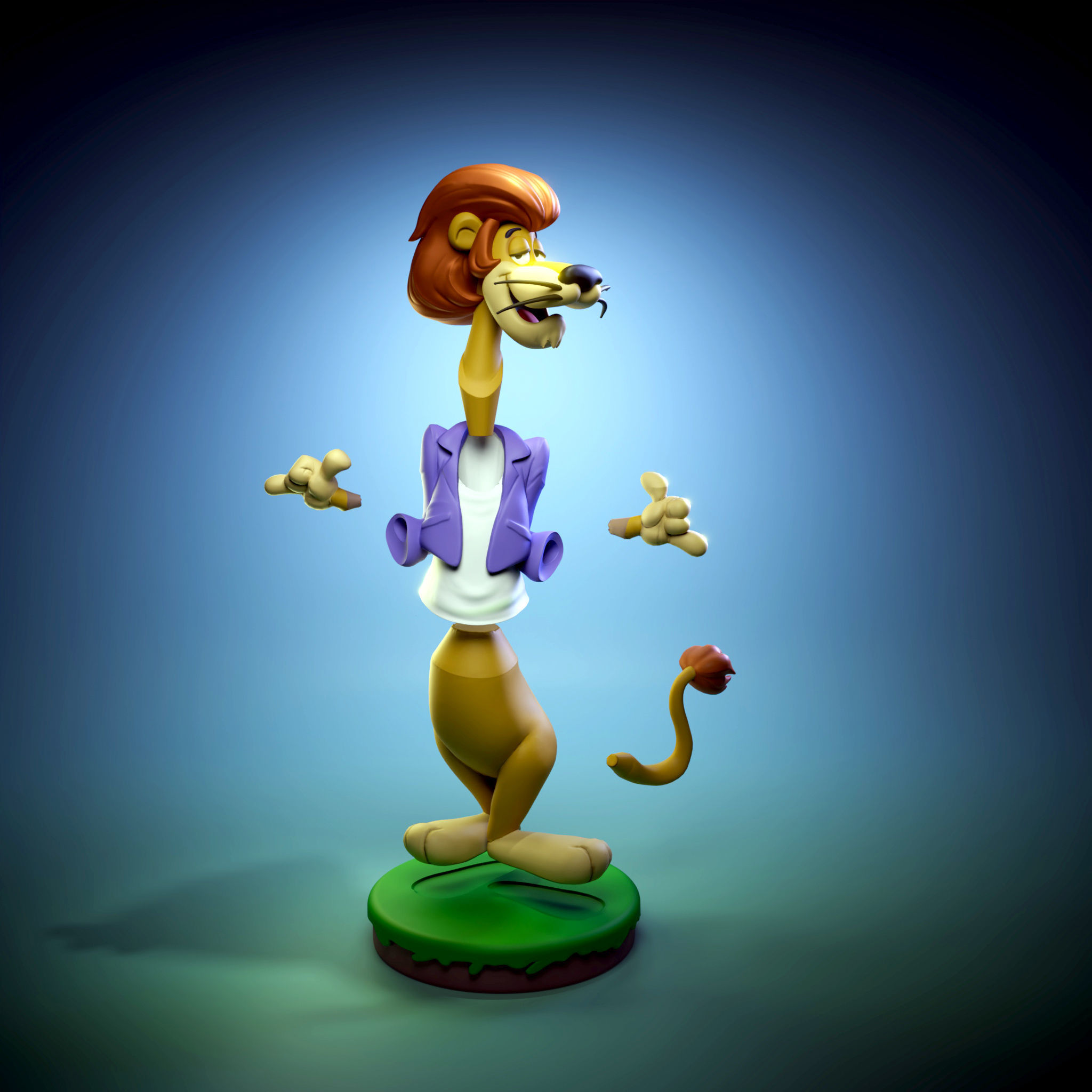 Hey its the king 3D print model_5