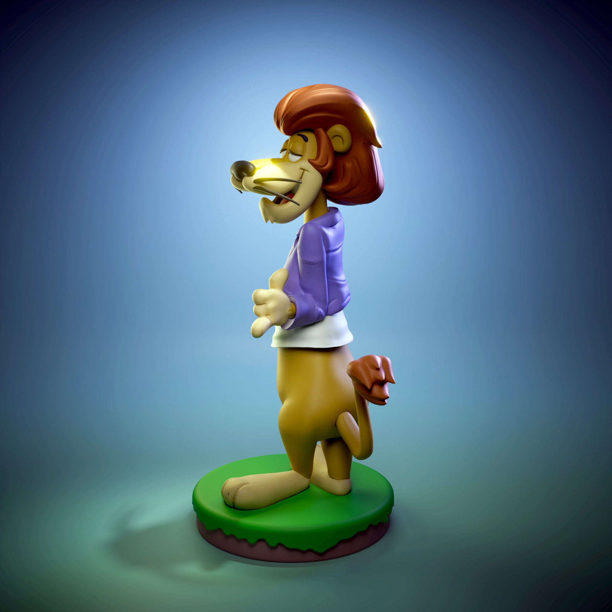 Hey its the king 3D print model_3