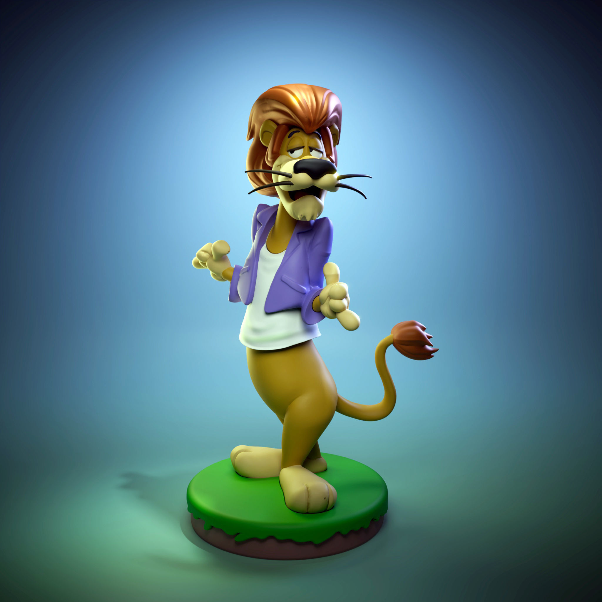 Hey its the king 3D print model_4