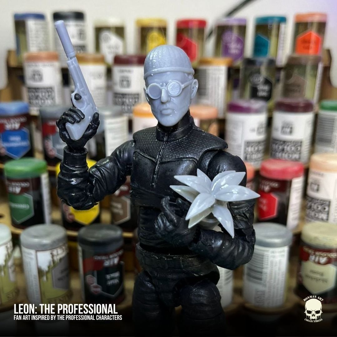 Leon The proffesional 3D printable File For Action Figures 3D print model_1