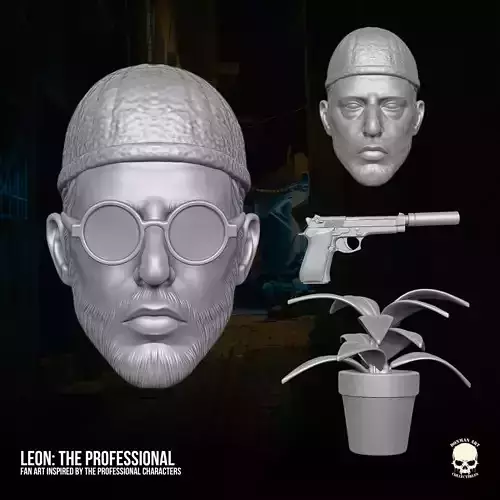 Leon The proffesional 3D printable File For Action Figures 3D print model