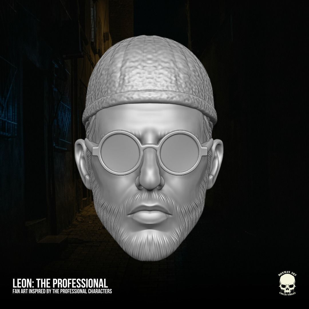 Leon The proffesional 3D printable File For Action Figures 3D print model_3
