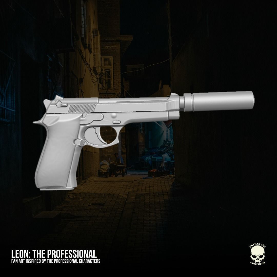 Leon The proffesional 3D printable File For Action Figures 3D print model_2