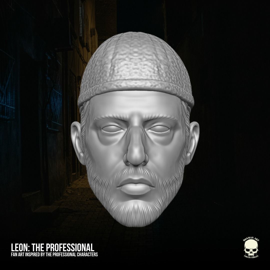 Leon The proffesional 3D printable File For Action Figures 3D print model_4