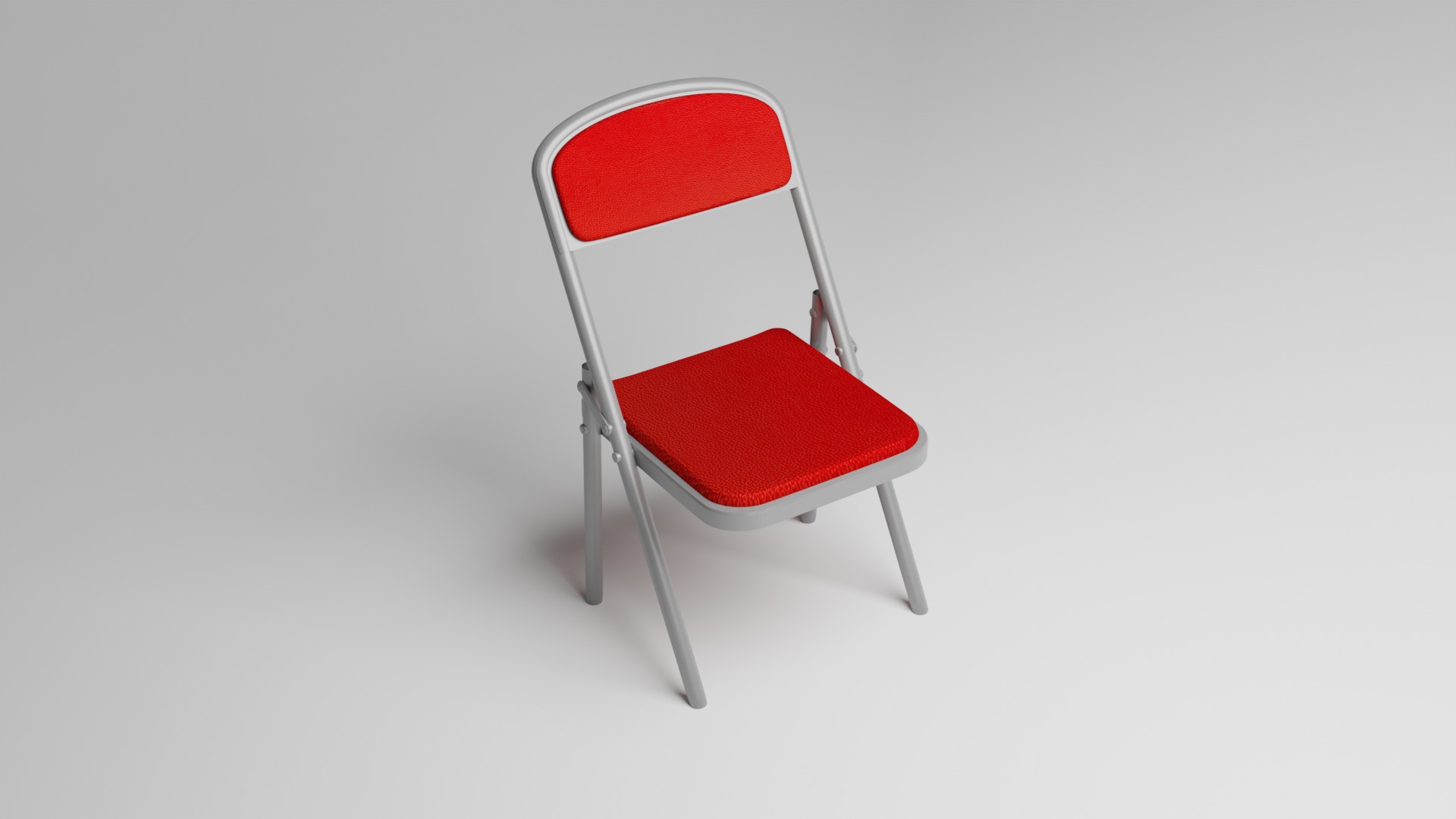 3D modeling of an iron chair 3D model_1