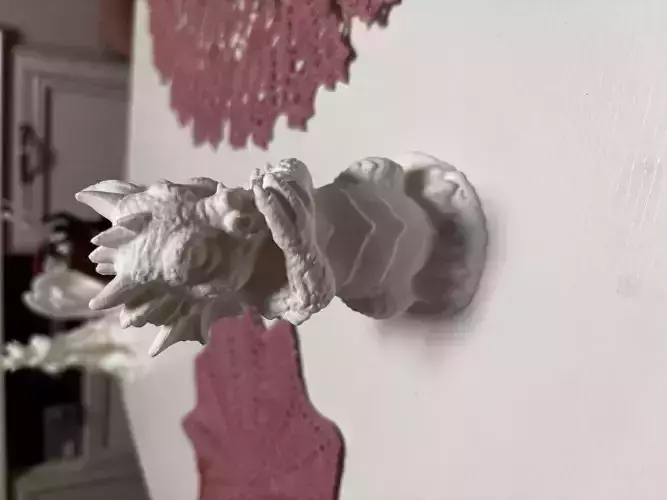 Sculpture of a baby dragon