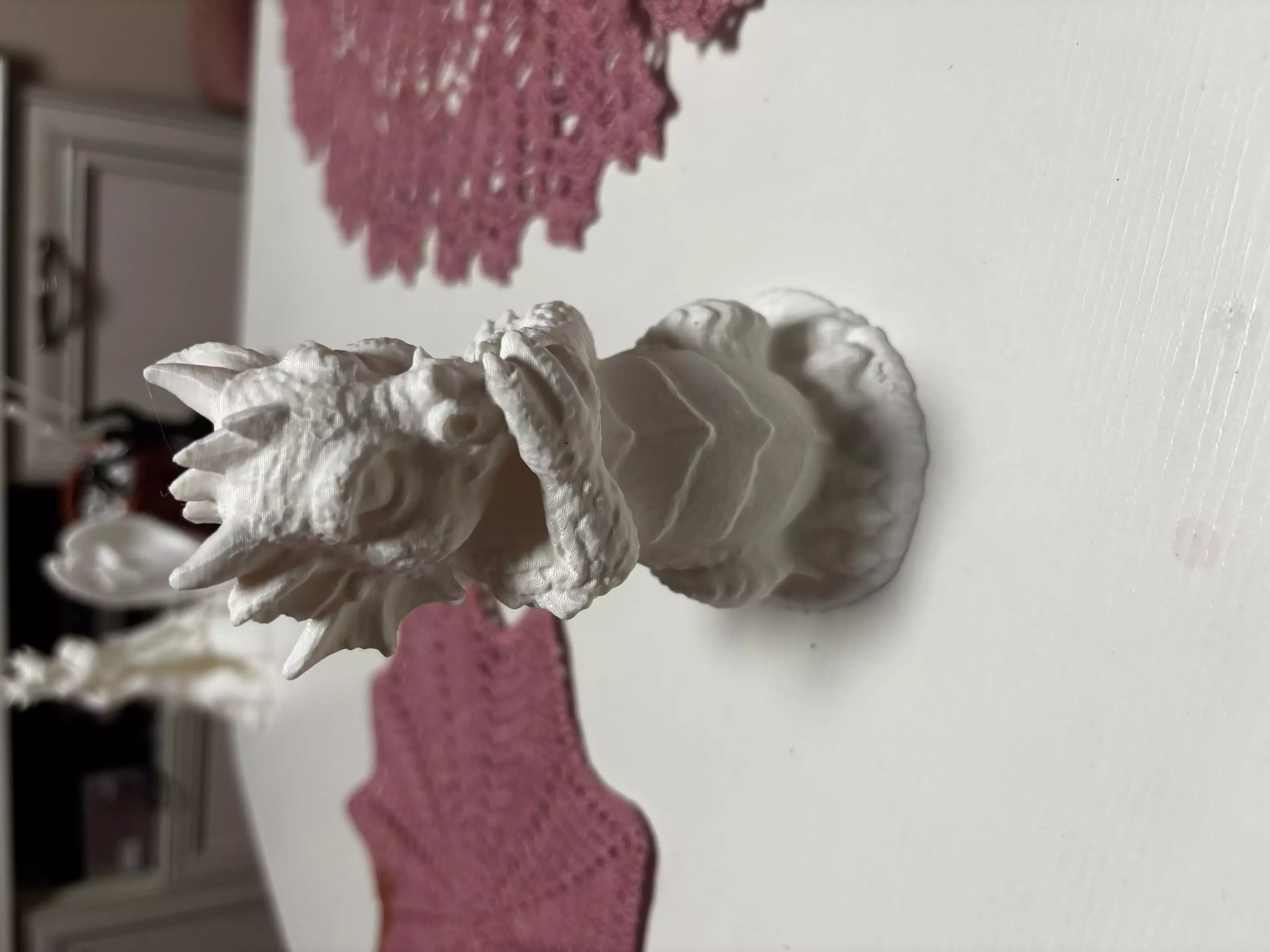 Sculpture of a baby dragon 3D print model_0