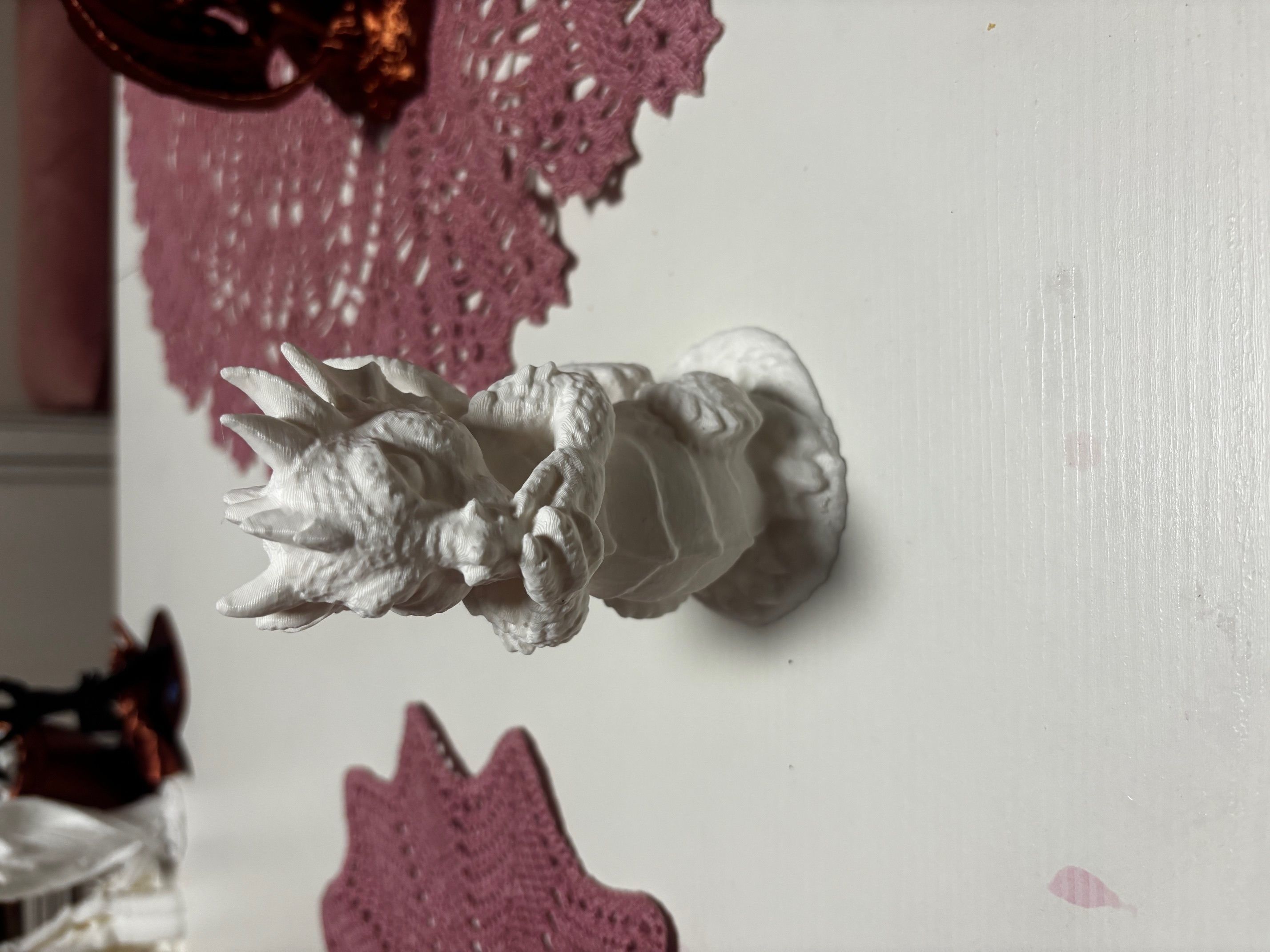 Sculpture of a baby dragon 3D print model_3