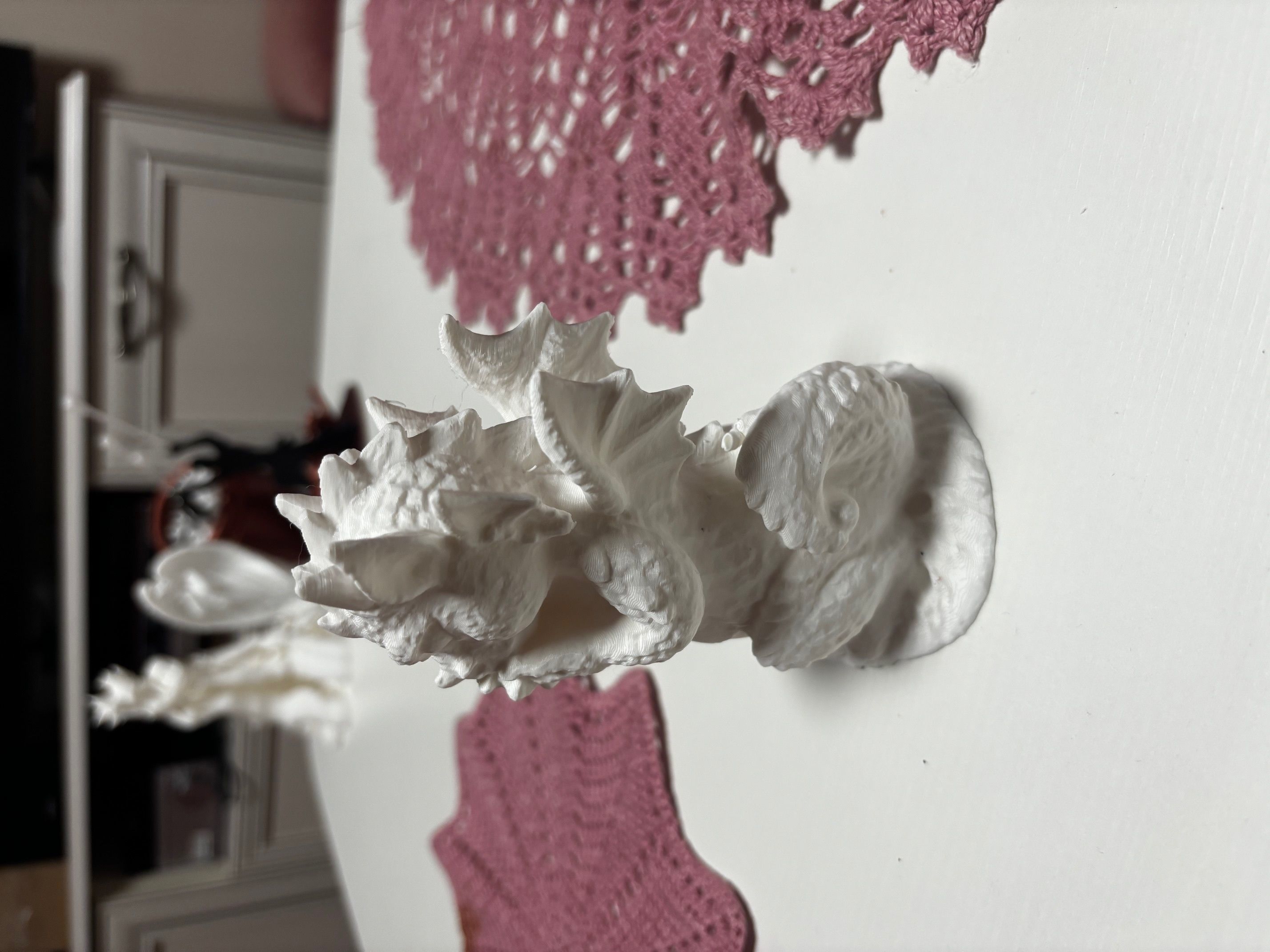 Sculpture of a baby dragon 3D print model_2