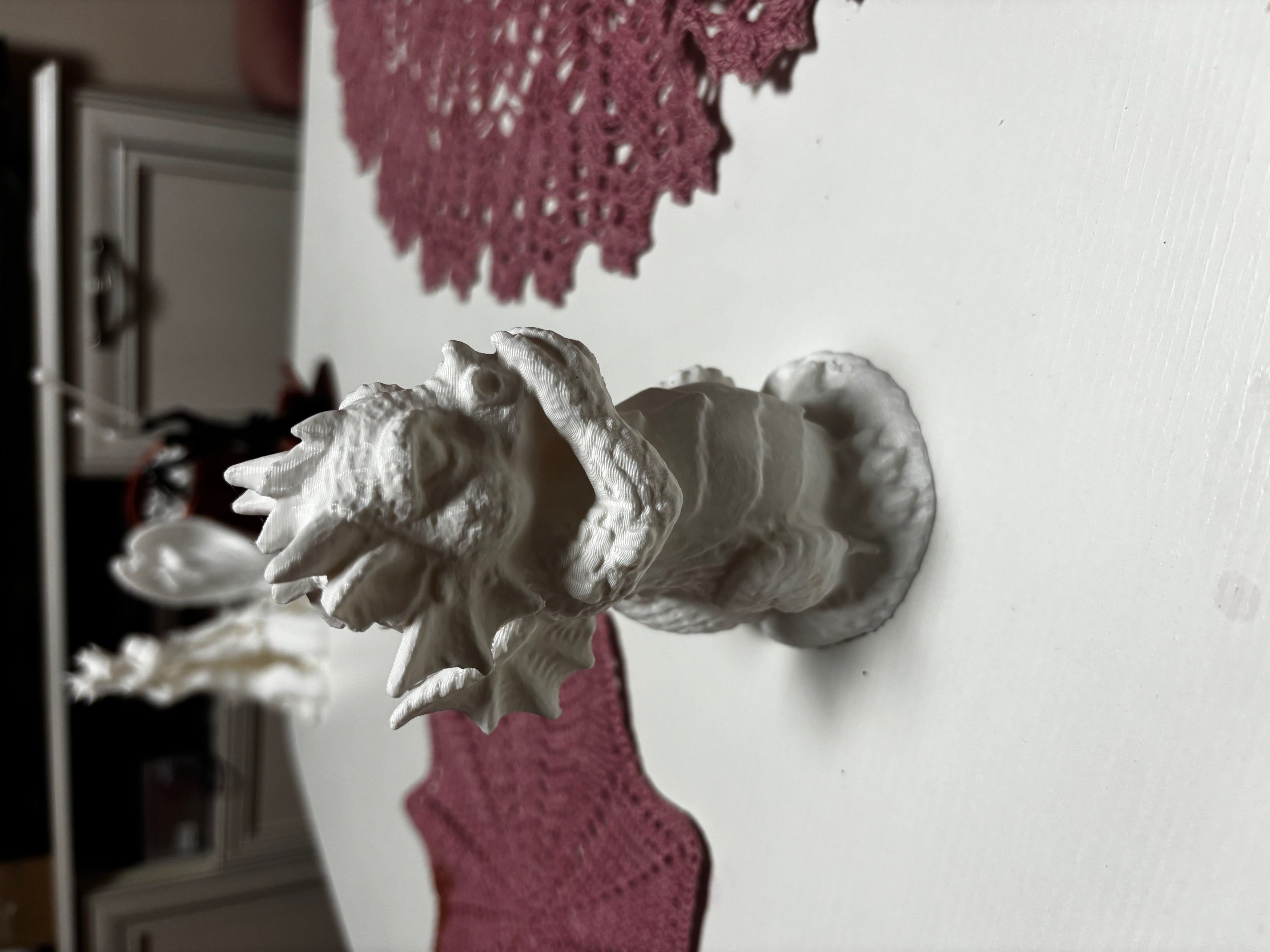 Sculpture of a baby dragon 3D print model_1