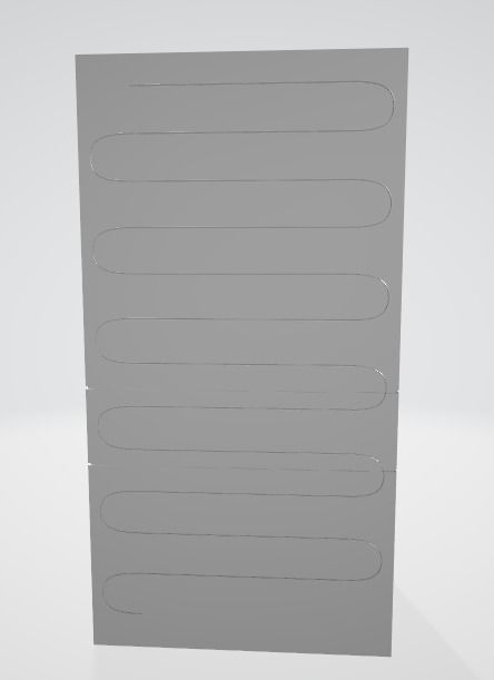 Semi-Realistic Frigde Low-poly 3D model_5