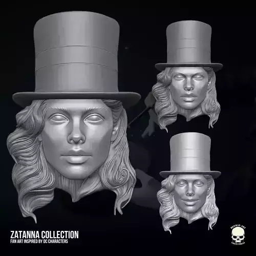 Zatanna DC Fan Art 3D printable File For Action Figures